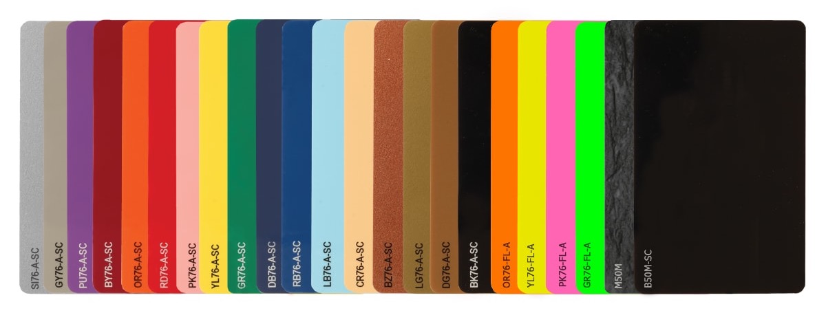 Farebná paleta CR 80